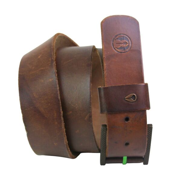 Nixon BROWN GENUINE LEATHER 1 1/2"Wd DRESS CASUAL CLASSIC WOMEN'S BELT Sz L (X87 - Picture 1 of 14